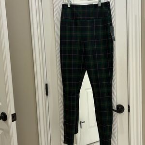 NWT tartan plaid holiday dress pants